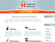 Tablet Screenshot of hometownhealthcarems.com